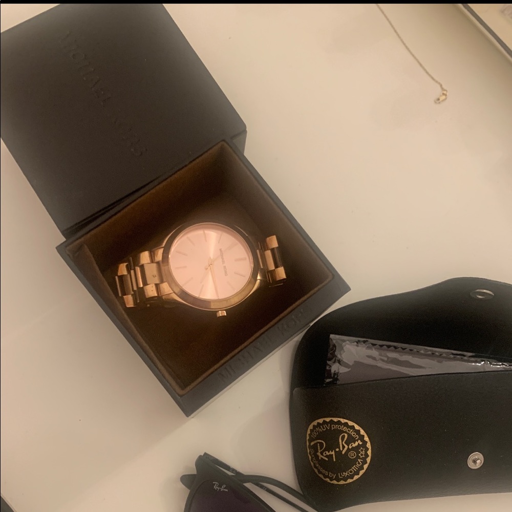 Michael Kors Runway watch in rose gold
